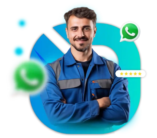 Técnico trabalhando